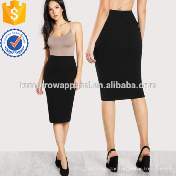 Elastic Waist Pencil Skirt Manufacture Wholesale Fashion Women Apparel (TA3066S)